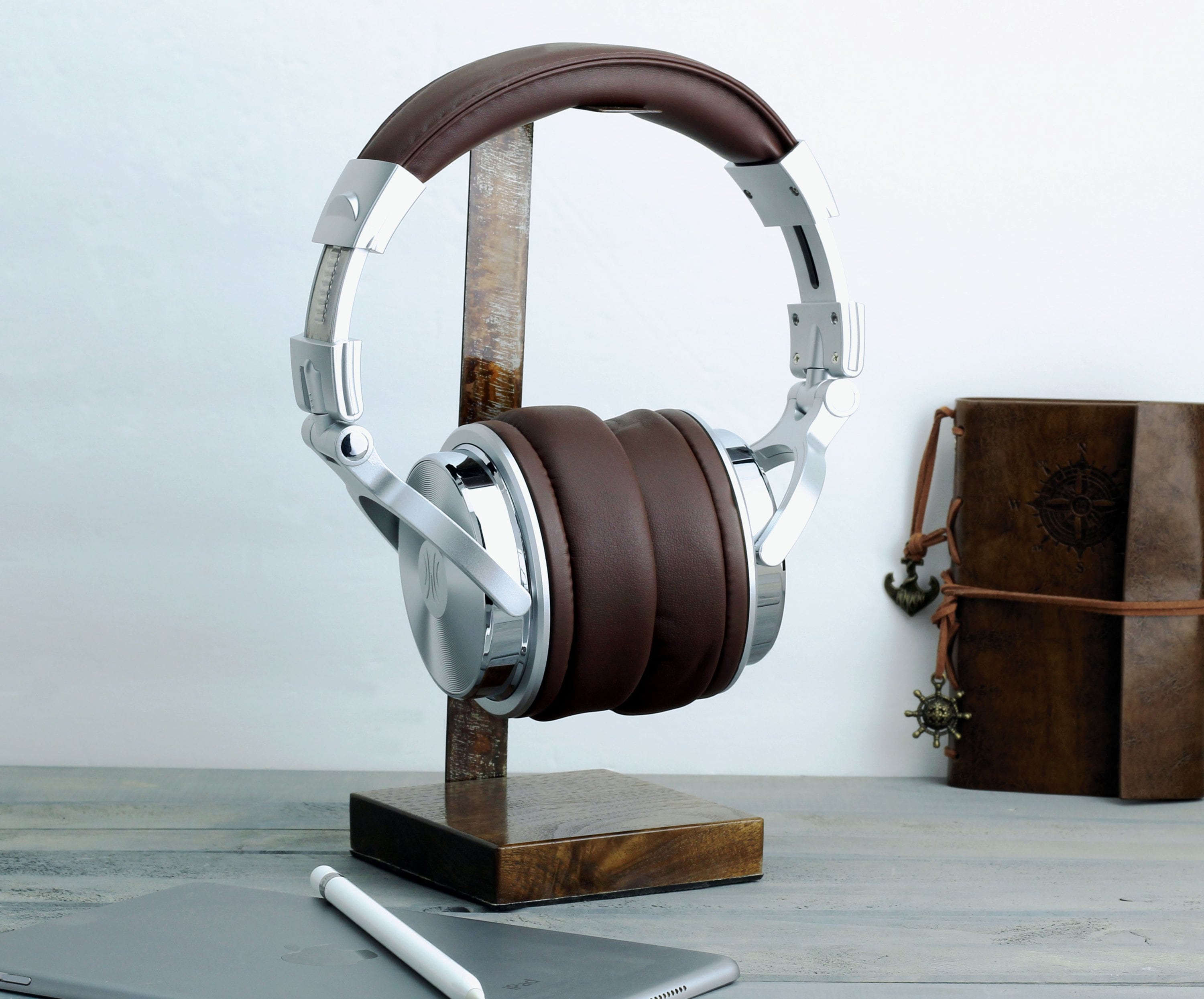 Stainless Steel Headphone Stand 10in