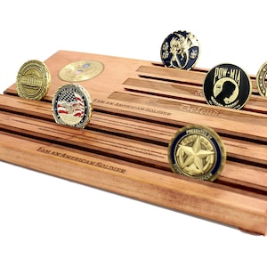 U.S. Army Coin Rack - Army American Solider Military Challenge Coin ...