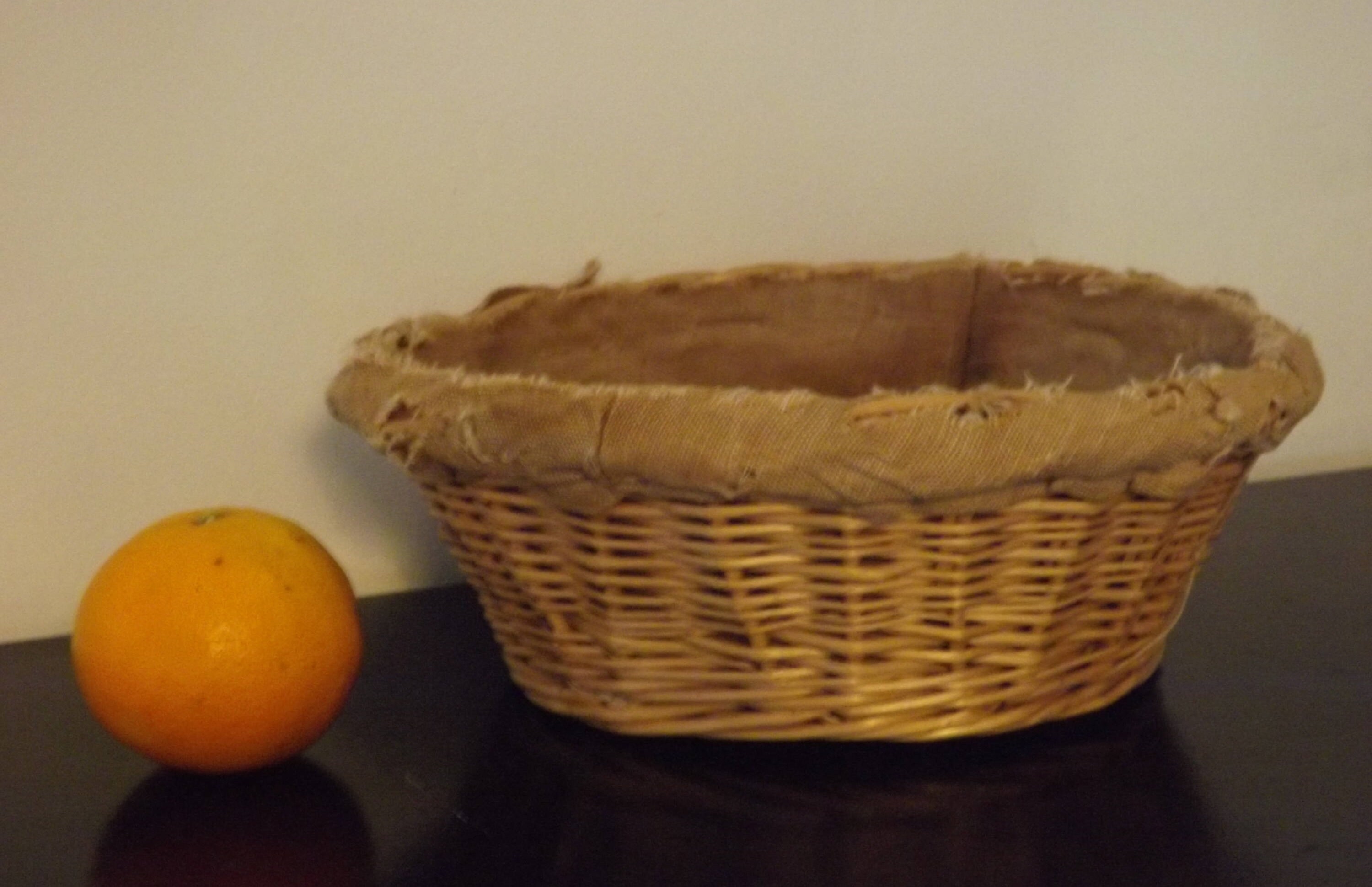 Vintage Corbeille à Pain Français Boulanger