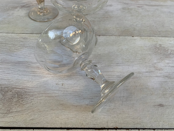 Set of 3 Vintage French Champagne Cups in Blown Glass / 19th Century  Victorian Lead Crystal - Etsy