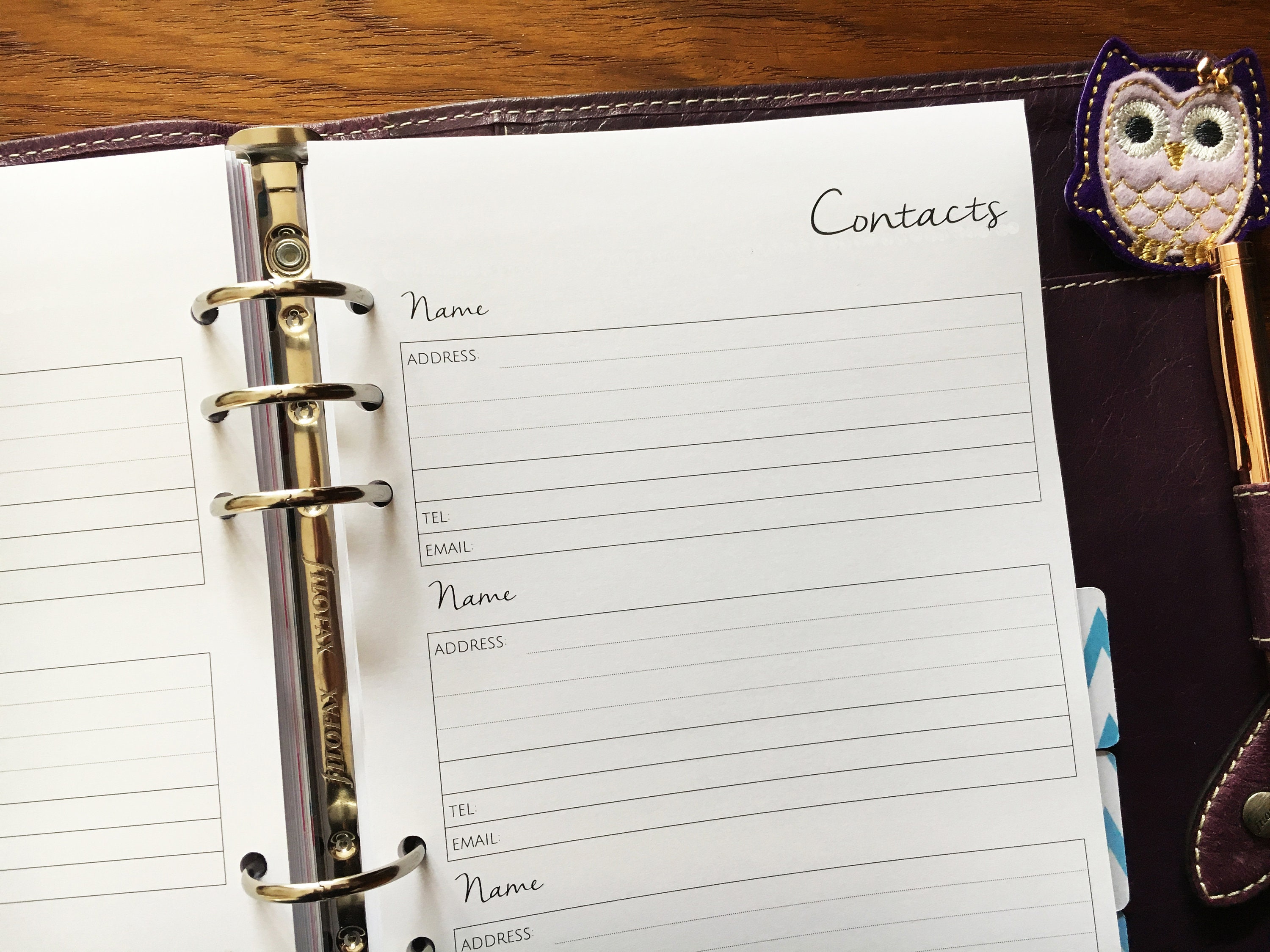 Printed A5 Size Contact Address Book a508 Etsy