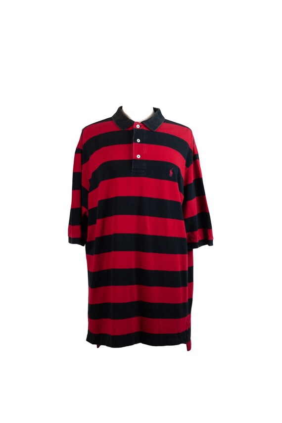 red and black polo ralph lauren shirt