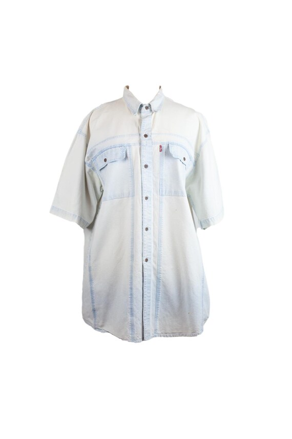 levi's light blue shirt