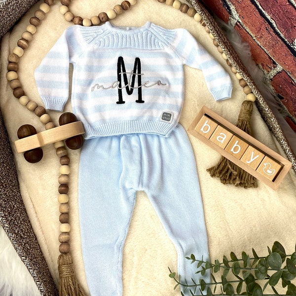 Baby Boy Sweater Set Etsy