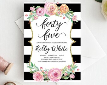 50th birthday invitations template 50th birthday party etsy
