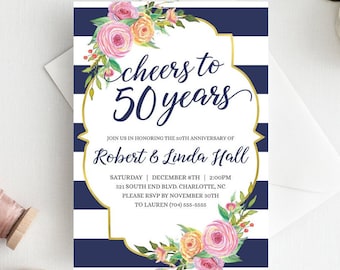 20th anniversary party invitation 20th anniversary etsy