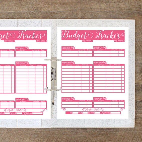 budget planner printable budget binder budget planner book etsy