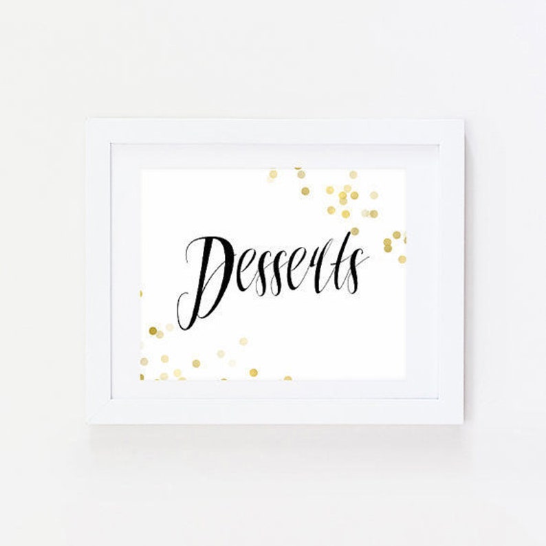 Dessert Table Sign Wedding Printable Signs Wedding Printables | Etsy
