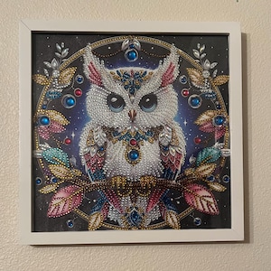 Owl Bead Diamond Art Picture