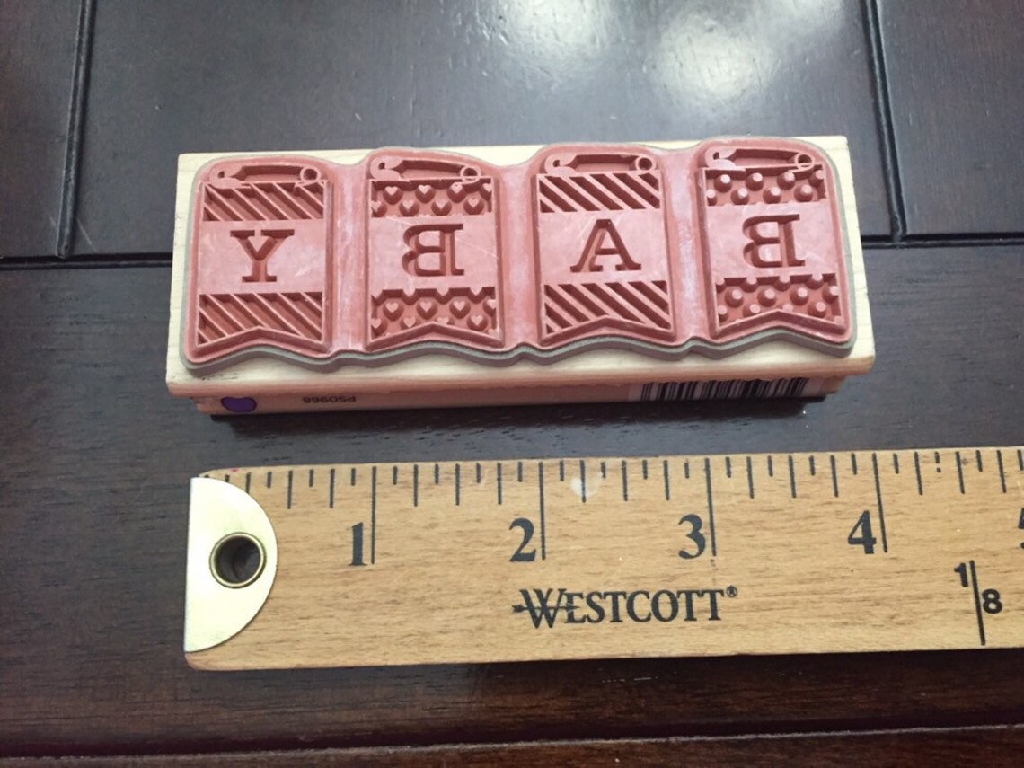 Baby Stamp Baby Shower Stamp Baby Announcement Stamp Card Etsy UK