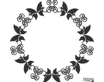 Download Split Butterfly Monogram SVG PNG Cricut and Silhouette Cut ...
