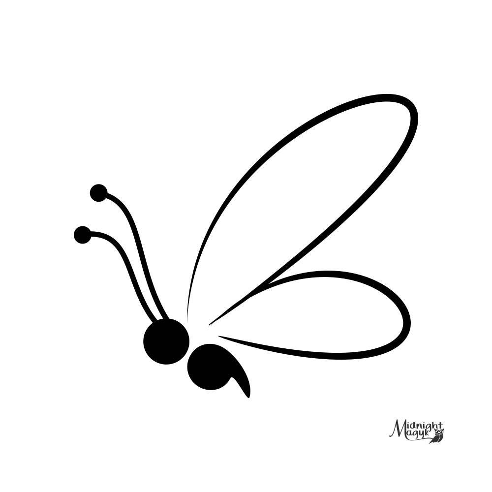 Download Semicolon Butterfly in Flight SVG PNG Cricut and ...