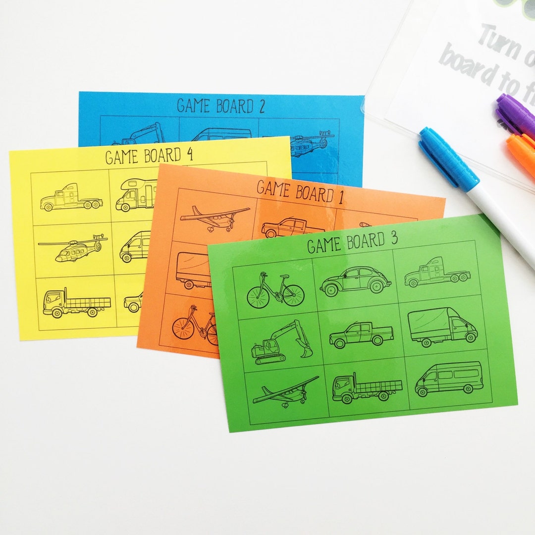 Road Trip I Spy Game | Family Travel Game for Toddlers | Transport ...