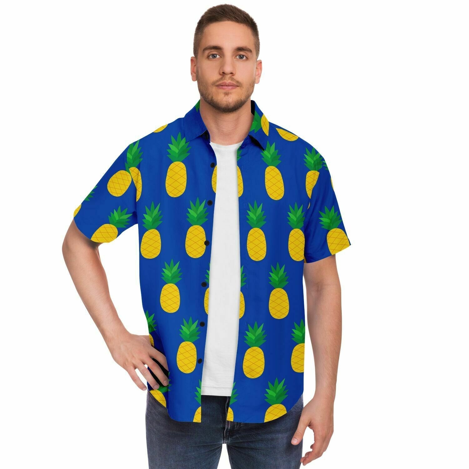 Pineapple shirt top button up