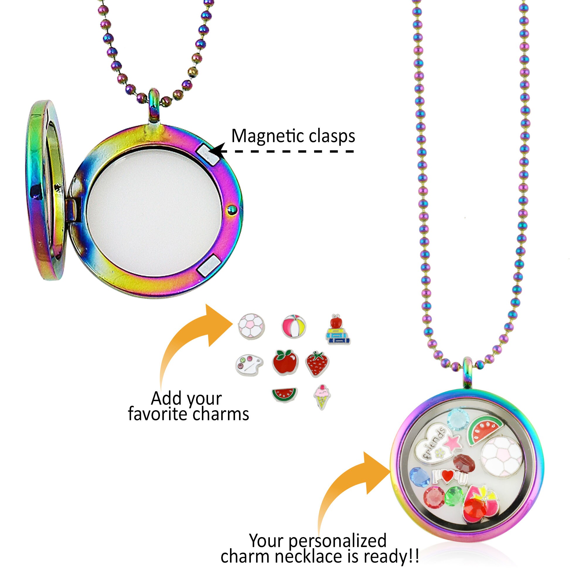 Rainbow locket Clearance