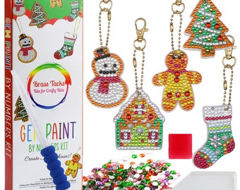 10 Sets 5D Diamond Painting Kits Keychain for Kids Make Your Own Diamond  Art Kid