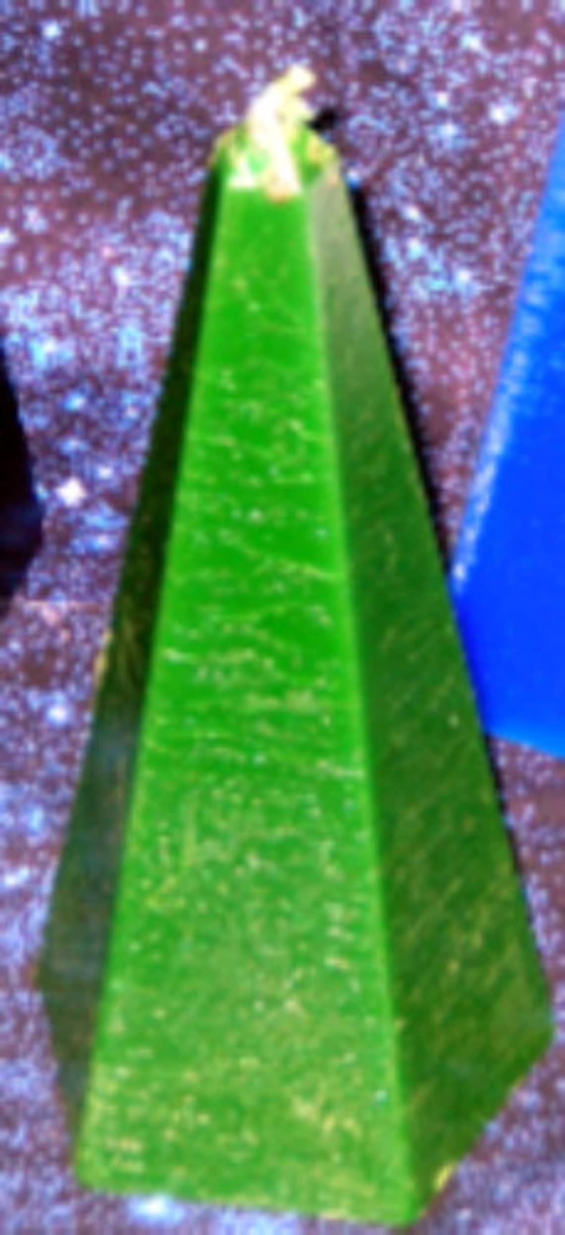 Gem Stone Surprise Treasure Candles Cone Obelisk or Pyramid Etsy