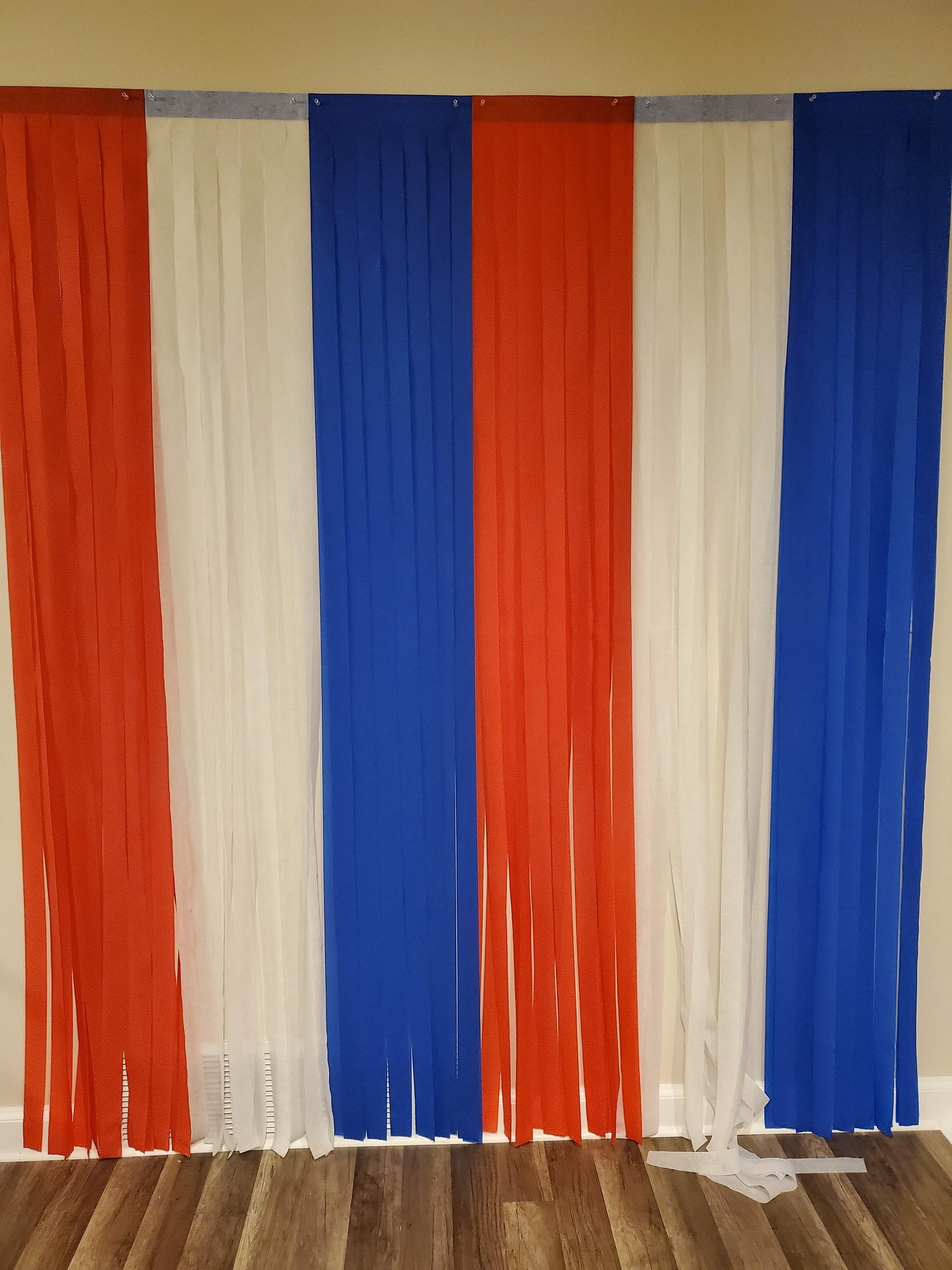 Red White & Blue Streamers Photo and Decorative Backdrop | Etsy UK