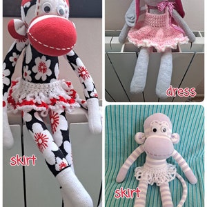 Adorable sock monkey playmates for kids image 4
