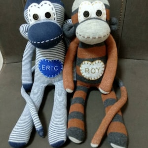 Adorable sock monkey playmates for kids image 8