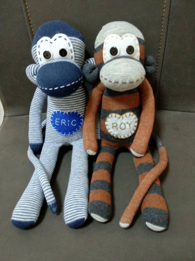 Adorable sock monkey playmates for kids image 8