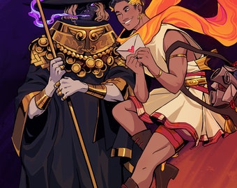 Hermes Charon Hades Fanart 5x7 Art Print