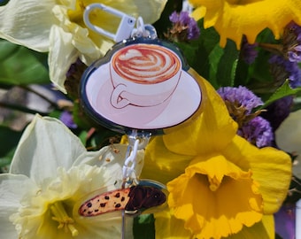 LATTE BISCOTTI KEYCHAIN 5in