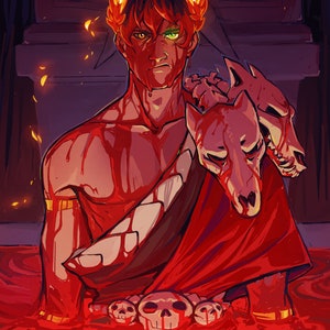 Zagreus Hade Art Print 5x7in