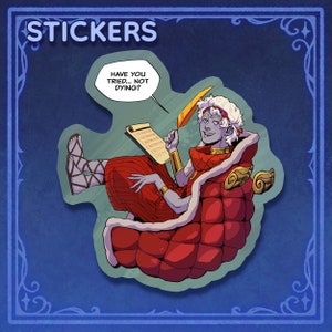 Hypnos Hades Game Sticker 3in Vinyl