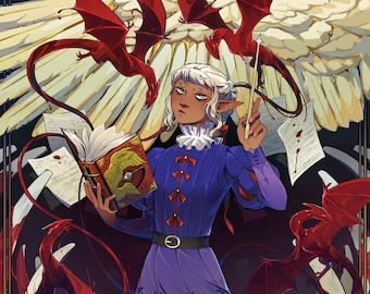 Thistle Art Print | Dungeon Meshi Delicious in Dungeon