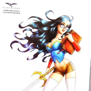 Grimm Fairy Tales, Kickstarter Exclusive, Snow White, Zenescope,  Sela Mathers, Comic Book, Graphic novel