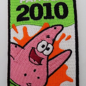 Fun Patch, Patrick Star, 2010, Patch, SpongeBob, Embroidery,