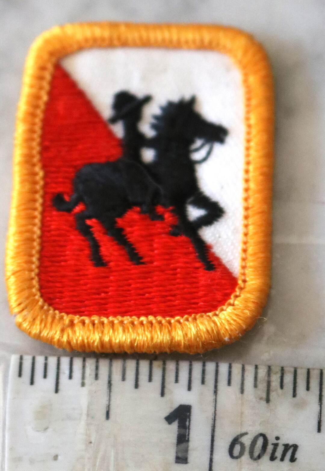 Vintage, Girl Scout Cadette, Interest Project Patch, Horse Sense ...