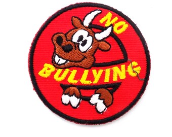 Girl Scouts, No Bullying GSA Activity, Fun Patch, Embroidered,