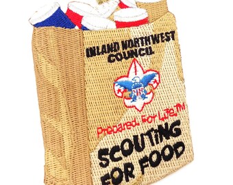 Boy Scout, Scouting For Food, Consejo del Noroeste Interior, Parche, Bordado