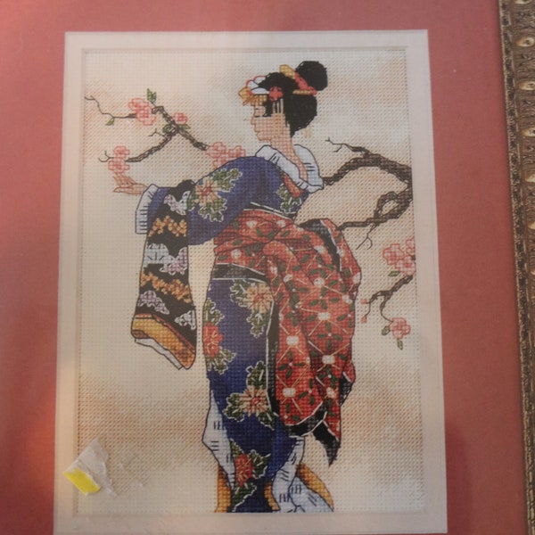 Dimensions Geisha Cross Stitch Kit - Etsy