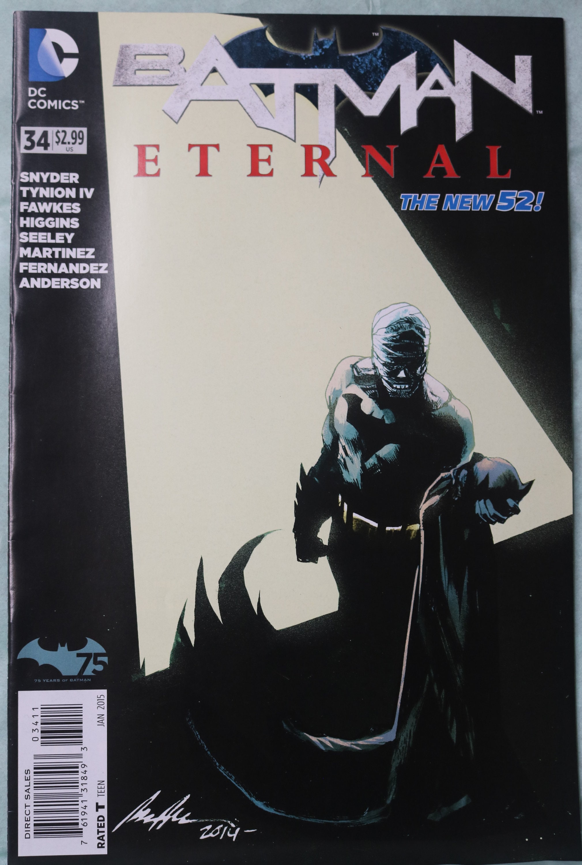 DC Comics/ Batman Eternal/ the New 52/ Jan 2015/comic Book - Etsy Sweden