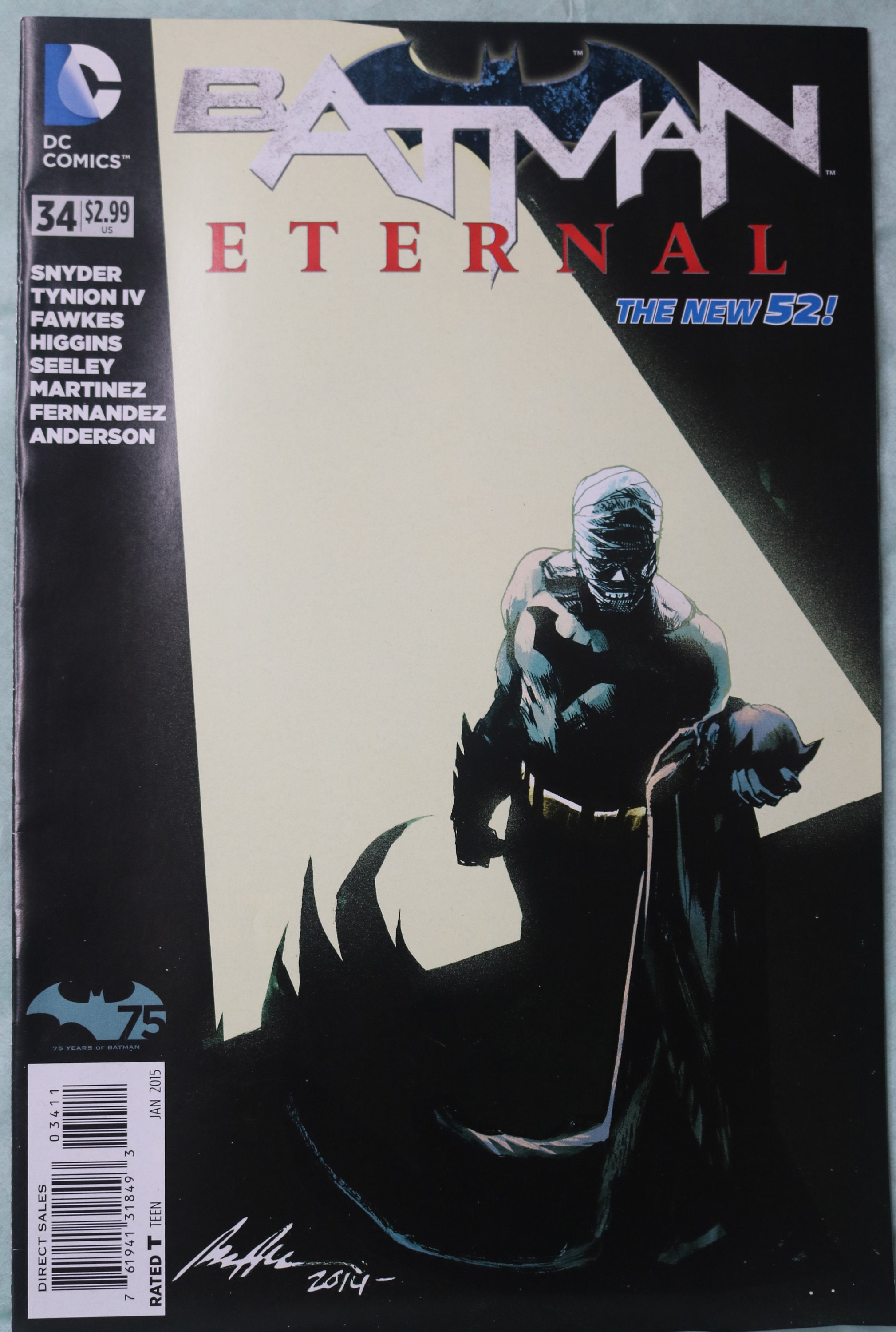 DC Comics/ Batman Eternal/ the New 52!/ Jan 2015/comic Book - Etsy, image size:2019x3000