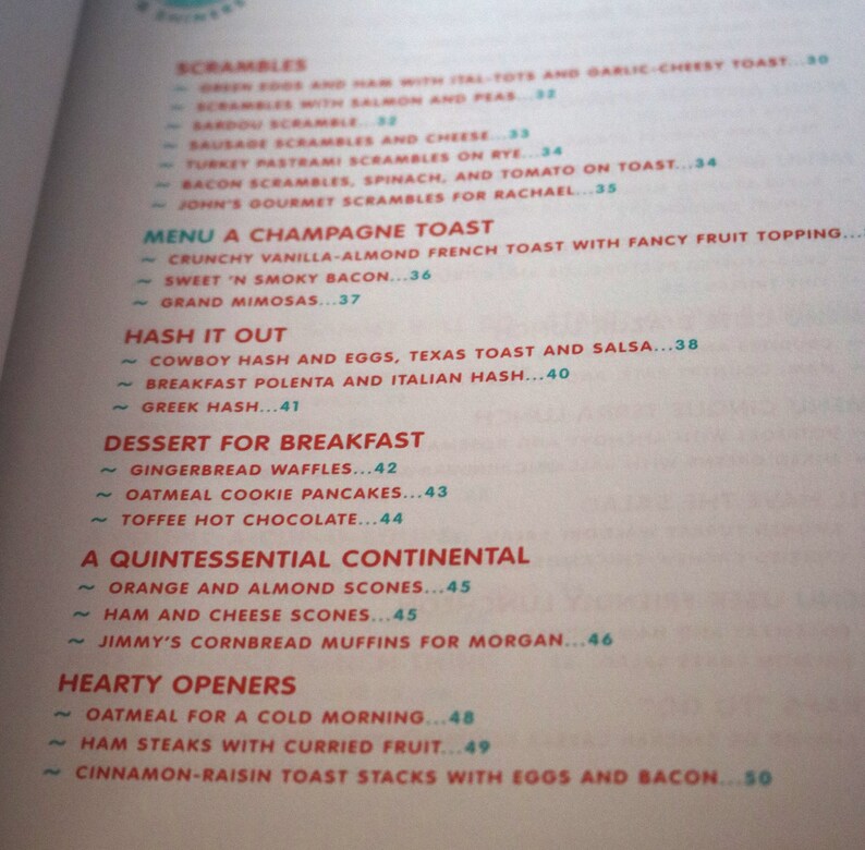 Round The Clock Menu.pdf Rachael Ray, Cooking Round the Clock, Food Network, 30 Minute Meals ...