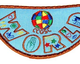 Vintage, Scouts Patch, World, Embroidered,