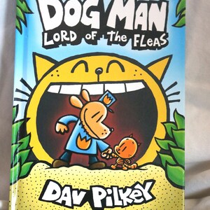 Dog Man Lord of the Fleas/ Dav Pilkey/ Scholastic/ Graphix/ First Edition/ Hardback
