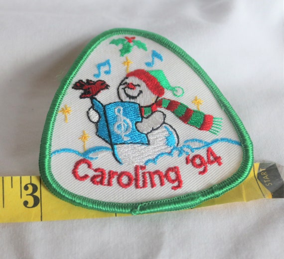 1994 Girl Scout Caroling/ Collectible Embroidered… - image 2