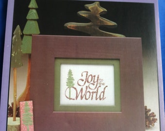 Joy To The World/ Twisted Threads/ Joy to the World/ Pamphlet/ Holiday design/ Counted Cross stitch