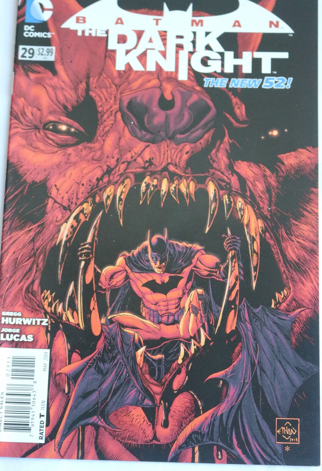 DC Comics/ Batman: the Dark Knight/ the New 52!/ No. 29/comic Book - Etsy