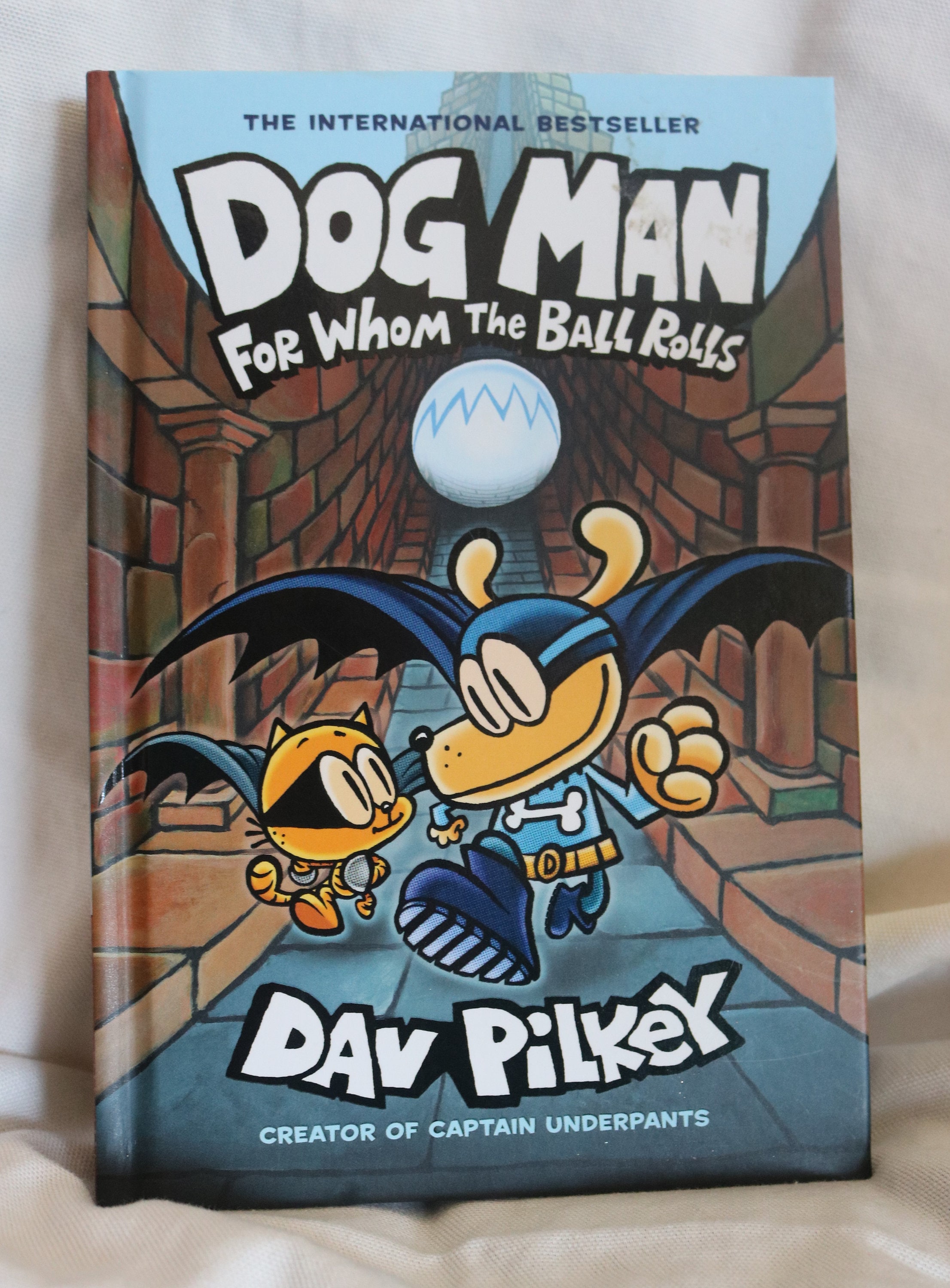 Dog Man/ for Whom the Ball Rolls/ Dav Pilkey/first Edition 2019/ Hardcover Etsy