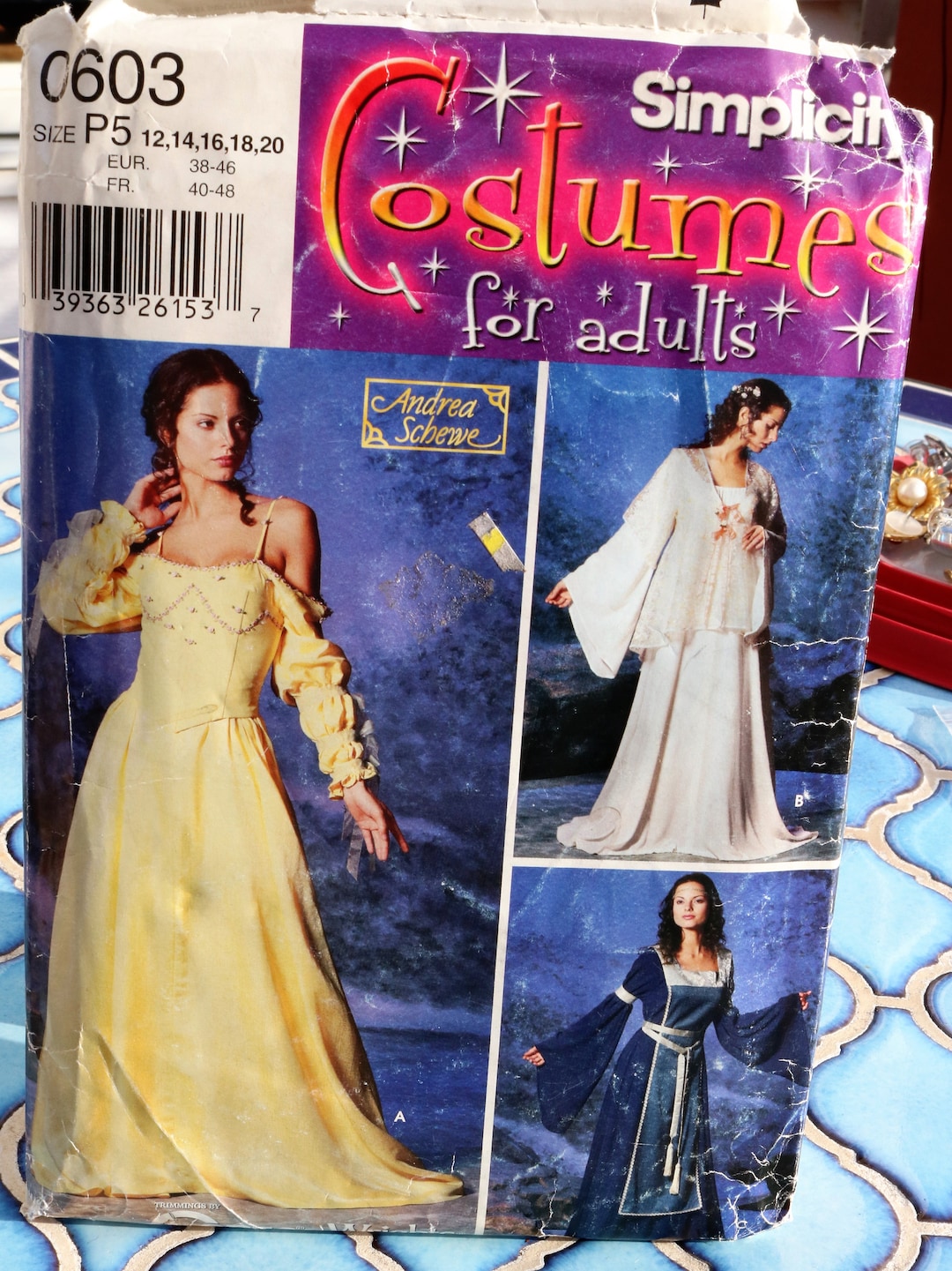 Gothic Simplicity Adult Costumes/ Renaissance/ Uncut/ Sewing Pattern ...