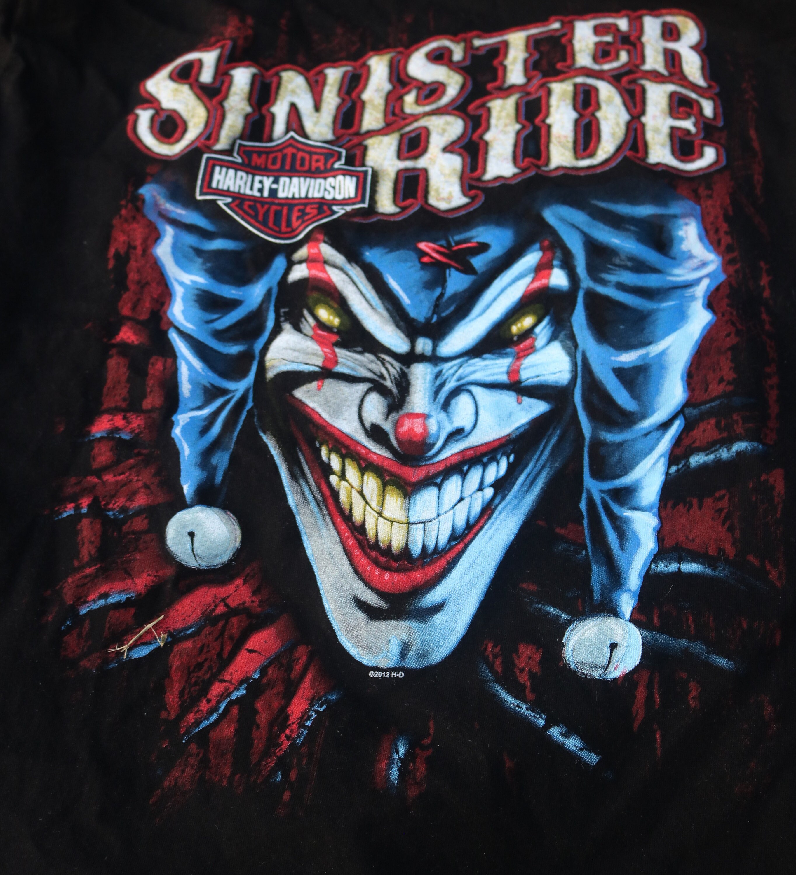 Harley Davidson/ Sinister Ride/ Black T Shirt/ Size L. Outer Harley Davidson/ Sinister Ride/ Black T Shirt/ Size L. Outer