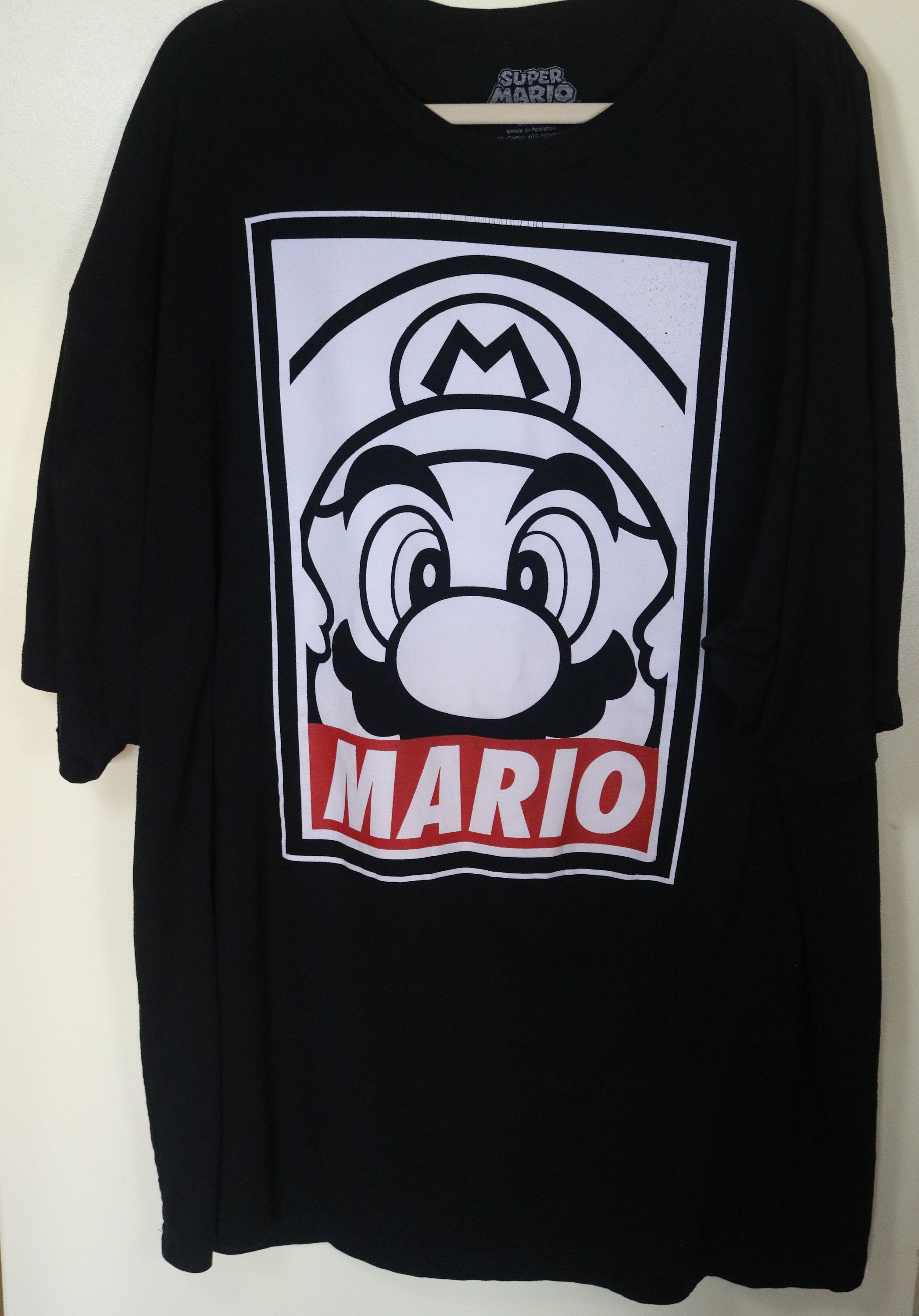 Super Mario/ Size 3XLT/ Cotton and Polyester/ Graphic T-shirt/ - Etsy UK