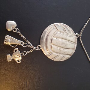 Volleyball, Car Charms, Jewelry, Ornament, Rearview Mirror Ornament, Skyline Jewelry,