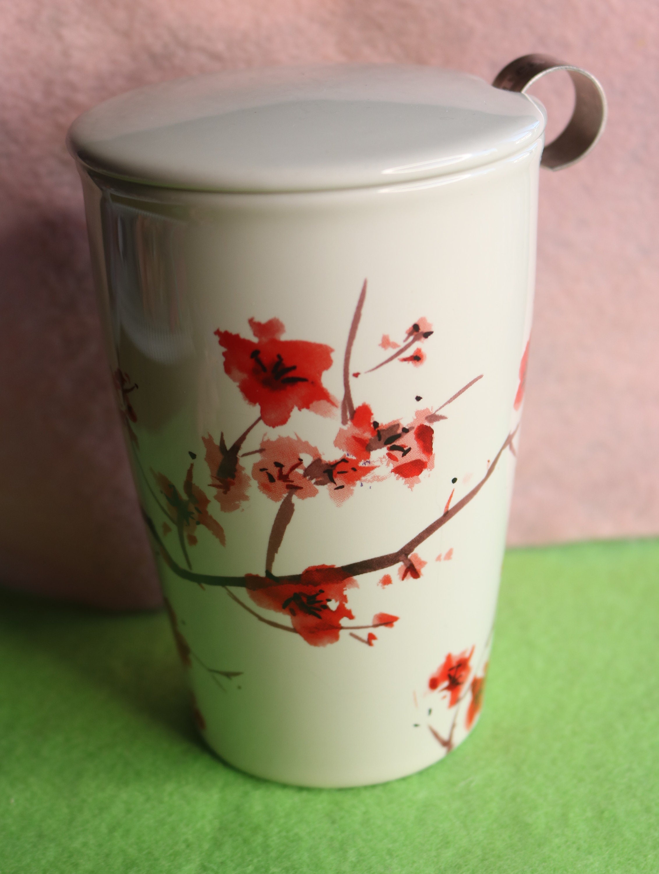 Tea Forte/ Kati Cup/ Cherry Blossom/ Cup/ Infuser/ Lid Etsy